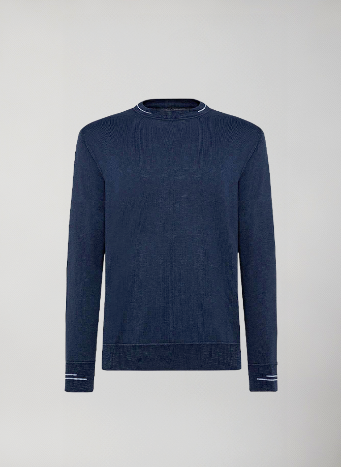 Marine Crew-Neck #Dark Blue