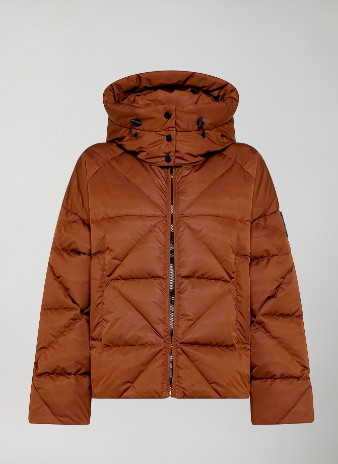 Cortina - Crop Down Jacket #Mahogany