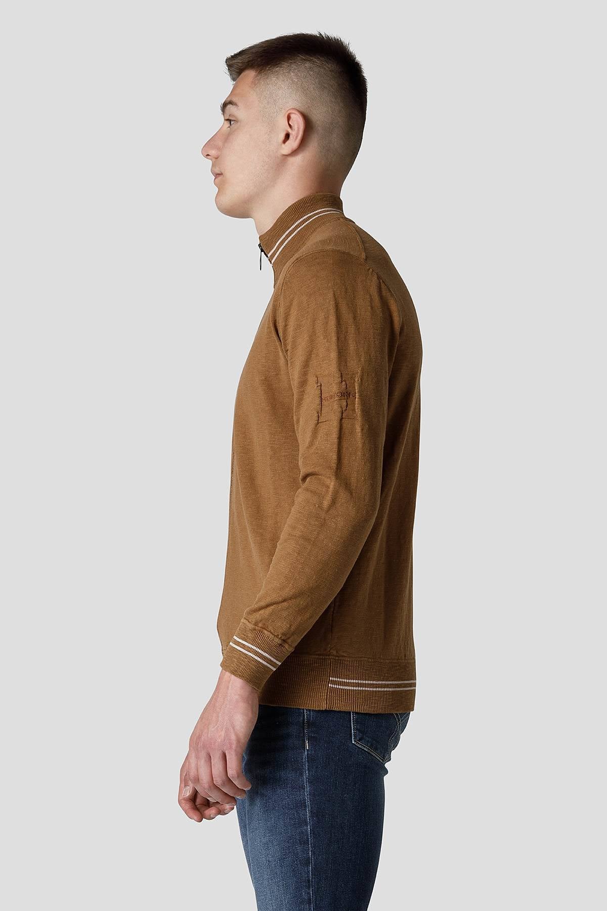 Marine Cardigan #Camel