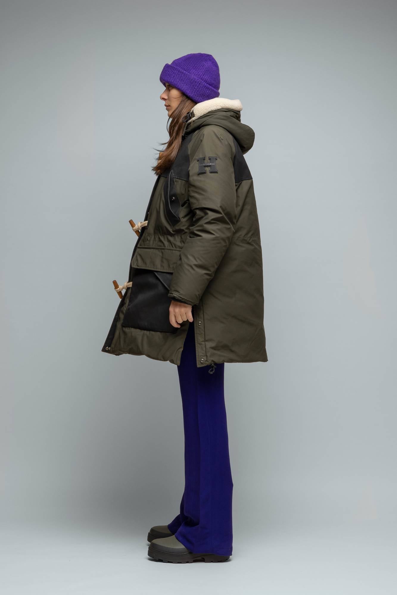 Women's Oversize Down Parka with Water-Repellent Finish - Polaris