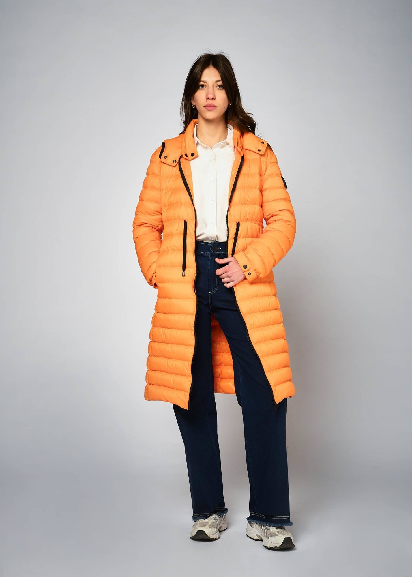 Sofia Long Jacket #Orange Peel