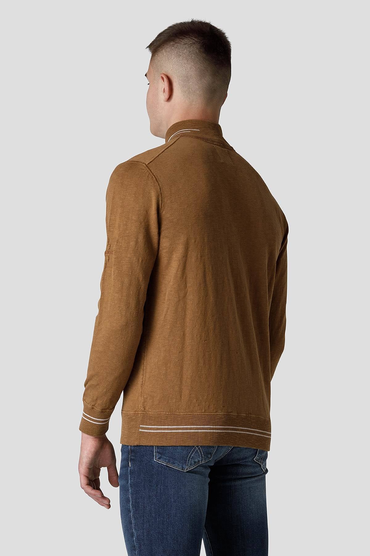 Marine Cardigan #Camel