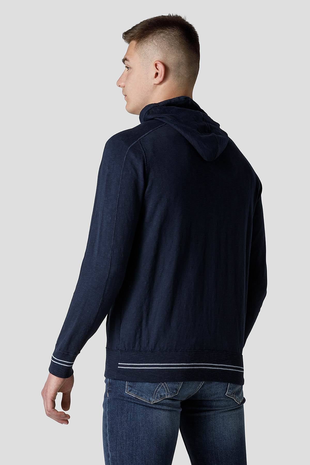 Marine Knitted Sweatshirt