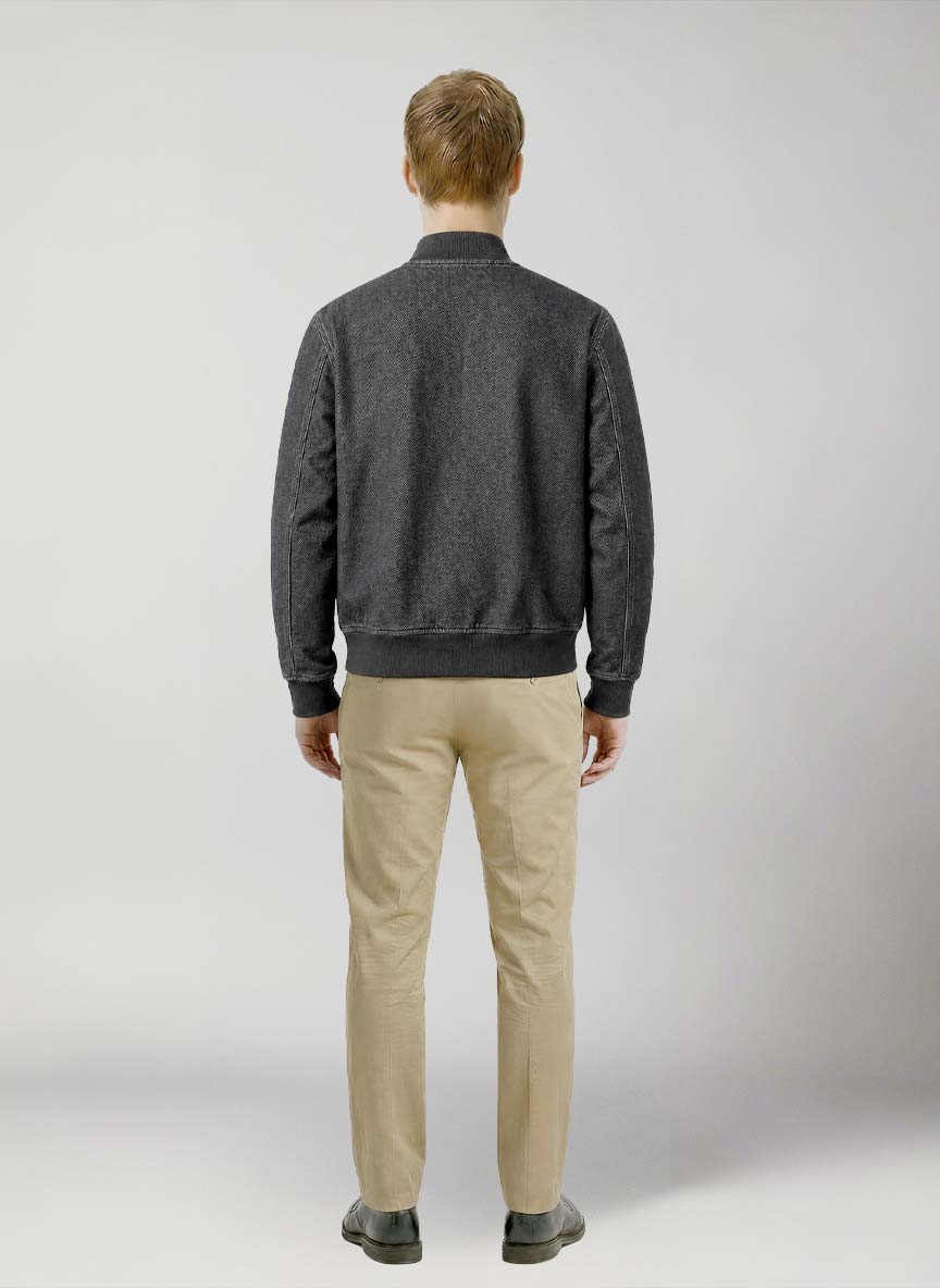 Bomber denim comfort uomo mezza stagione mason bomber modello retro 