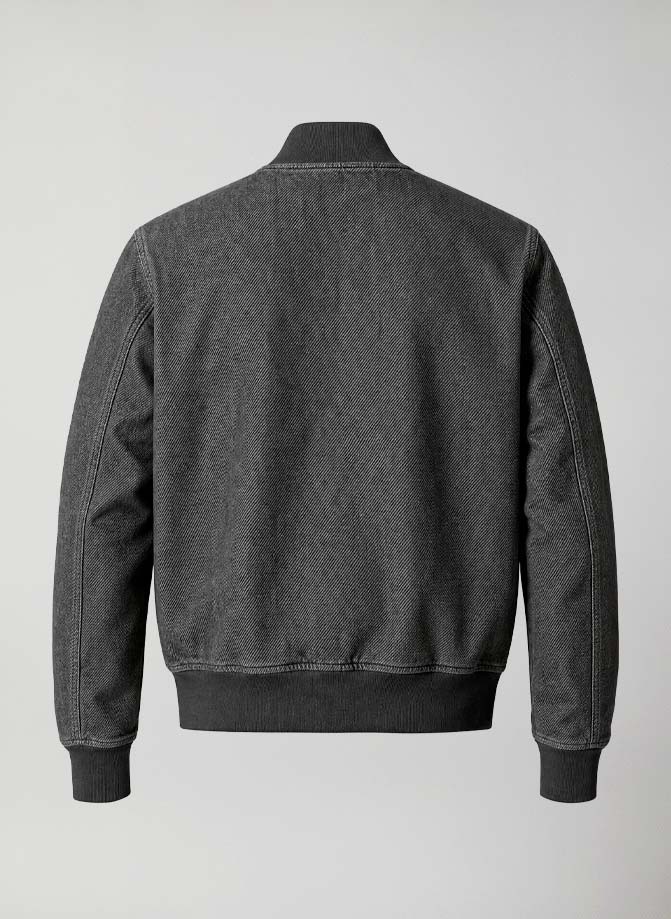 Bomber denim comfort uomo mezza stagione mason bomber retro 