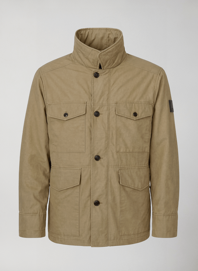 Giacca uomo in cotone oleato Noah Jacket #Beige - Beige