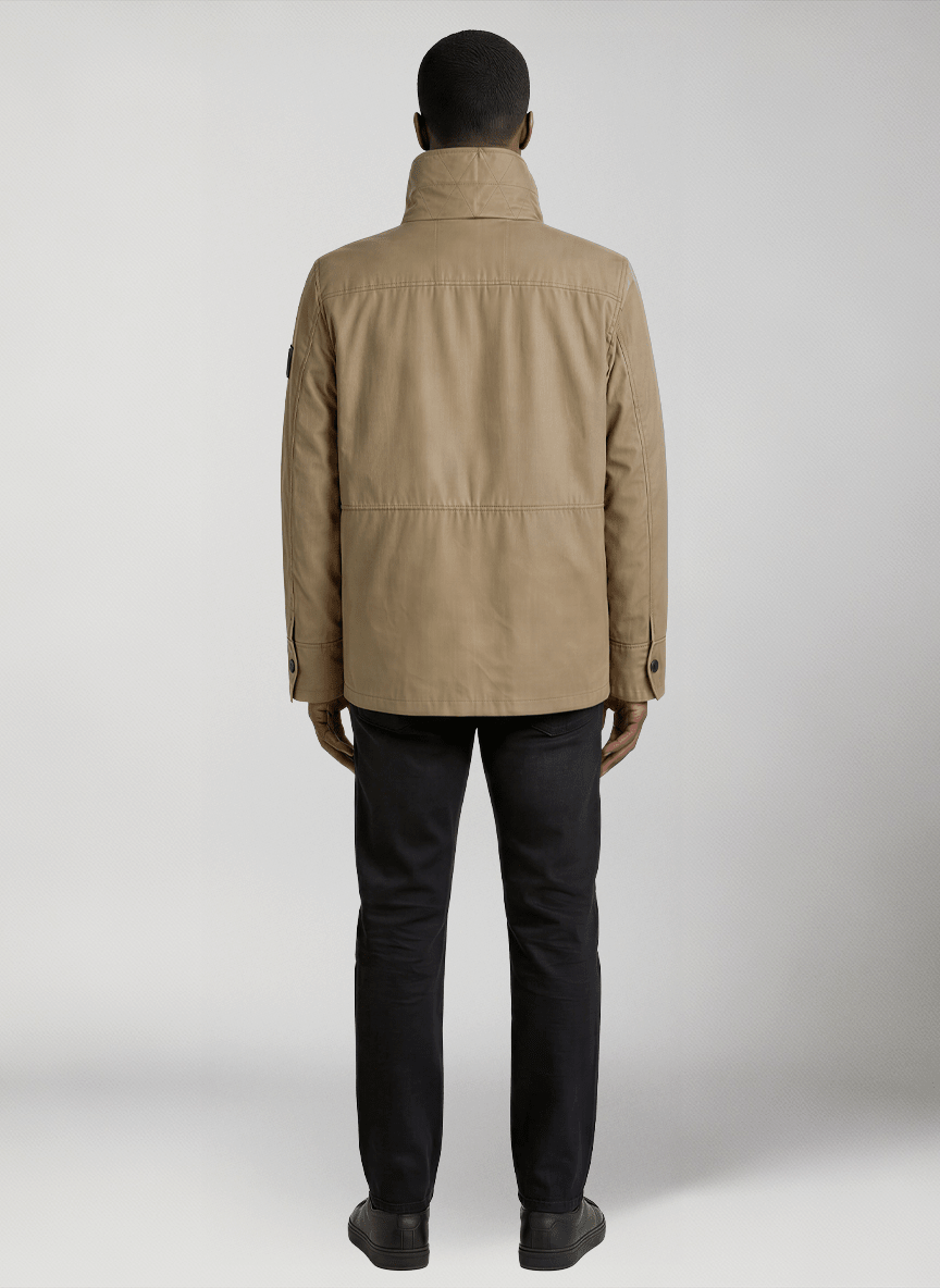 Giacca uomo in cotone oleato Noah Jacket modello retro 
