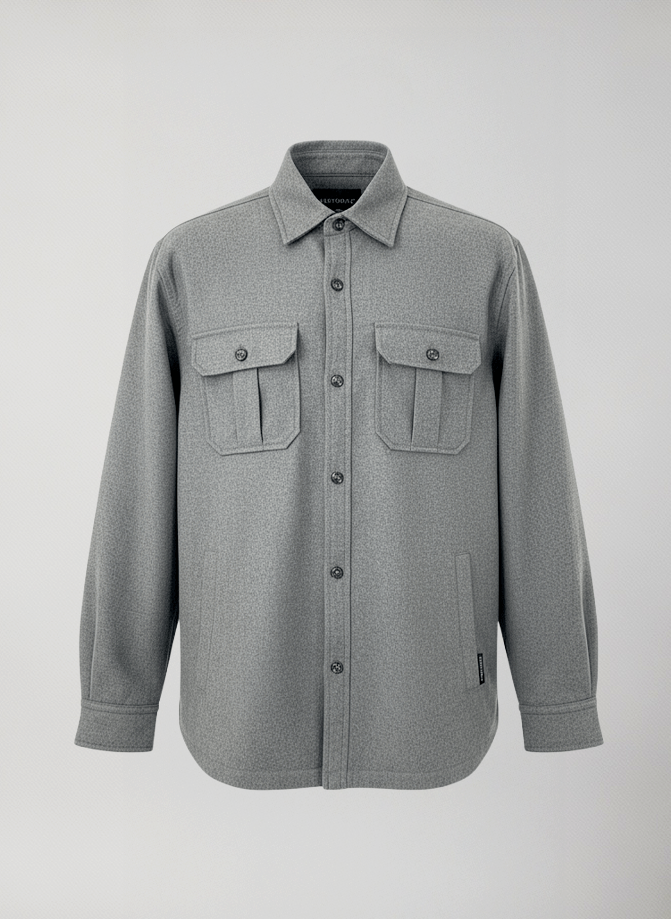 Newry Overshirt #Grey - Grey