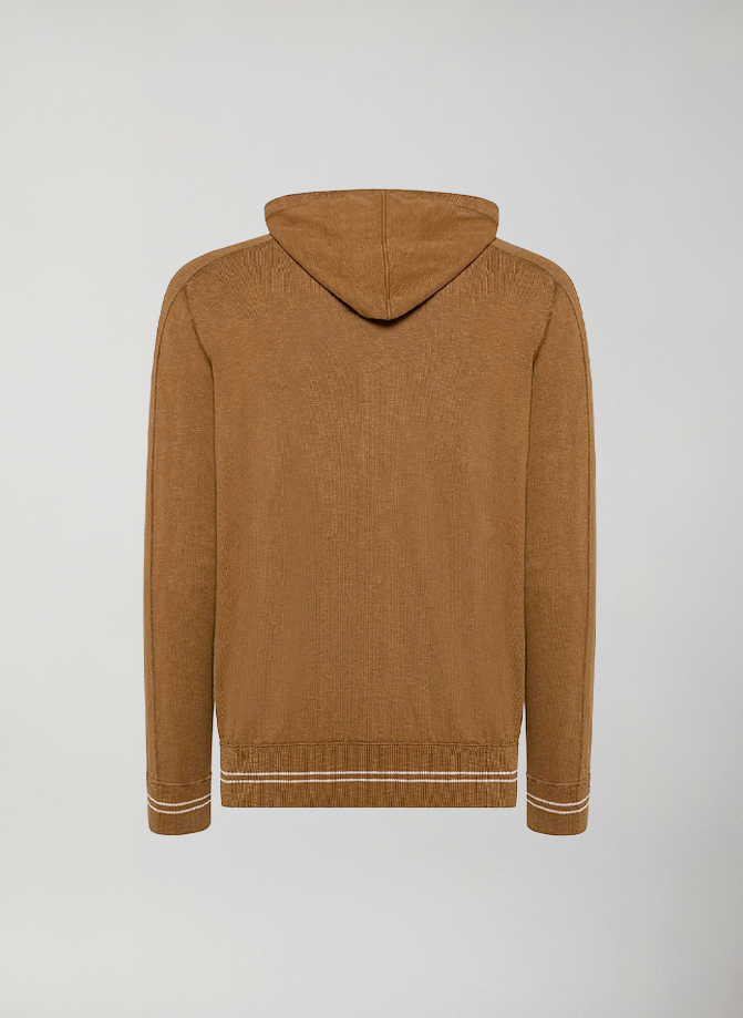 Marine Knitted Sweatshirt #Camel