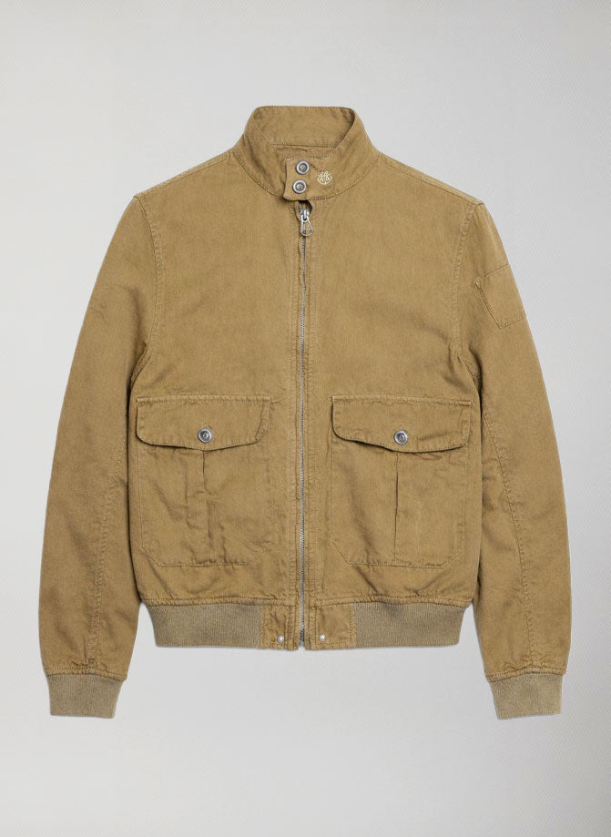Jacket Intermediate Naval #Caramel - Camel