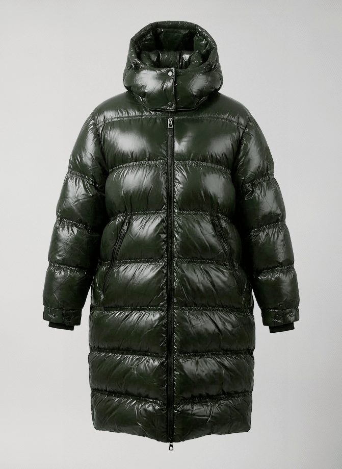 Bryne Coat #Dark Green - Dark Green