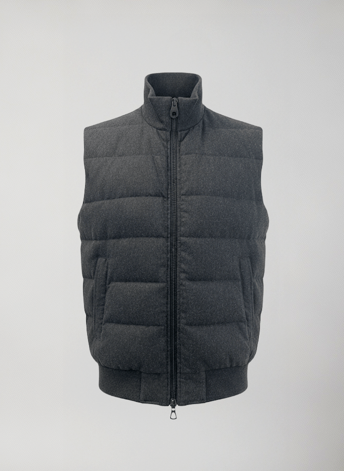 Fulton Vest #Dark Grey - Dark Grey