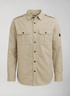 giacca a camicia mezza stagione uomo harnish overshirt #Beige