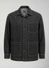 Giacca a camicia fronte Almeria Overshirt #Black