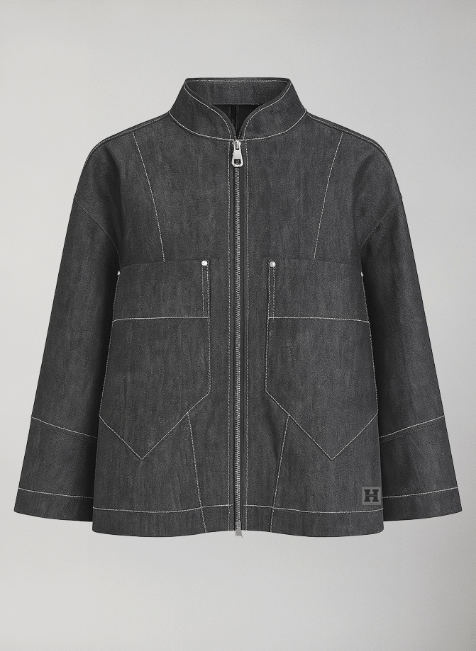 giacca mezza stagione grigia donna marbella jacket #Grey - Grey