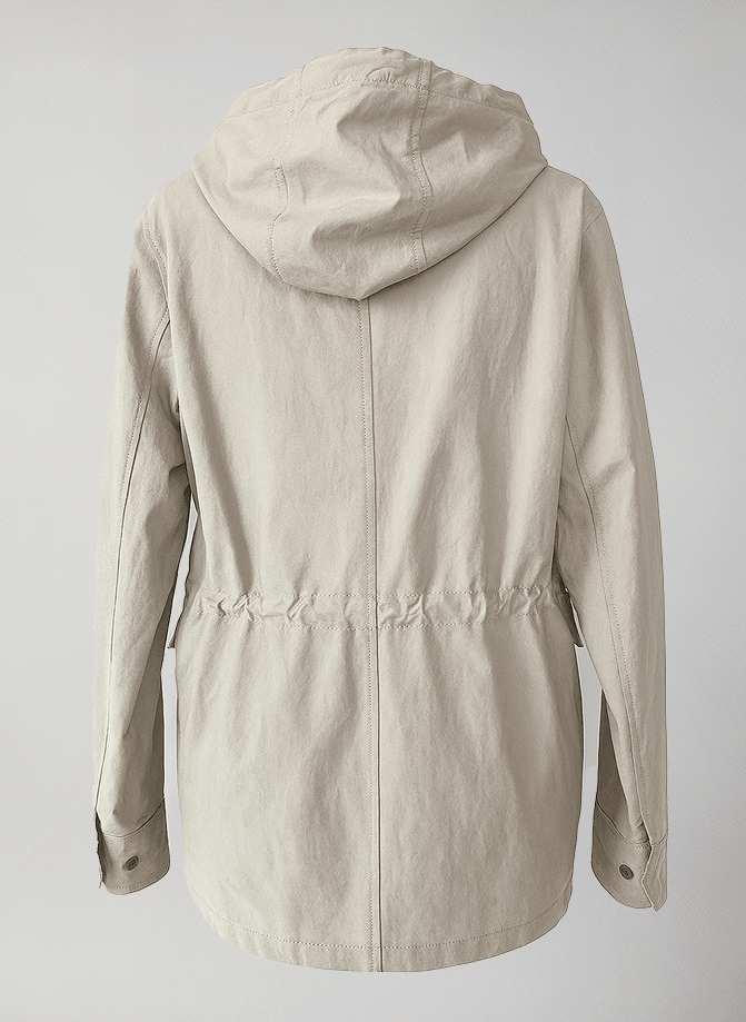 giacca regular donna beige mezza stagione aron field jacket retro 