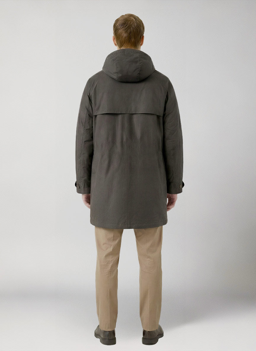 giacca trench overfit uomo mezza stagione city coat modello retro 