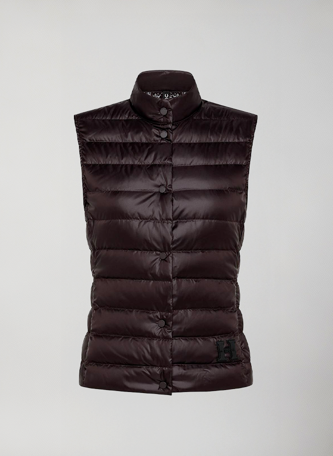 Simon Vest #Amber Dark Brown