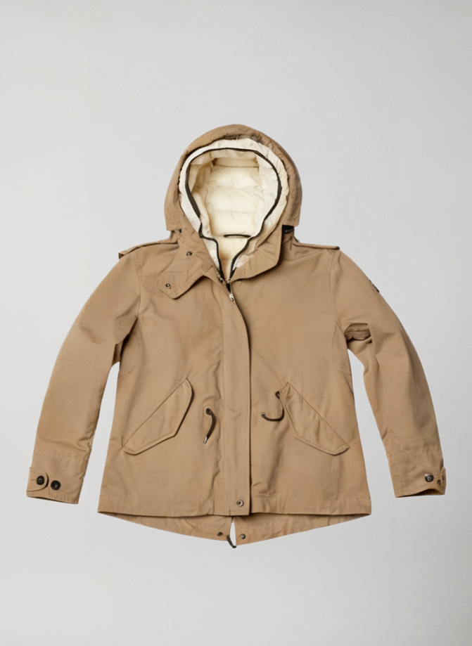 Havilland Jacket Plus #L. Brown+Cream - L. Brown+Cream