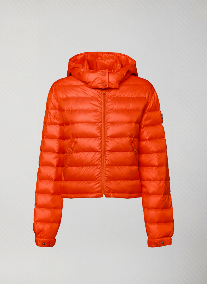 Lara Crop Jacket #Coral Red - Coral Red