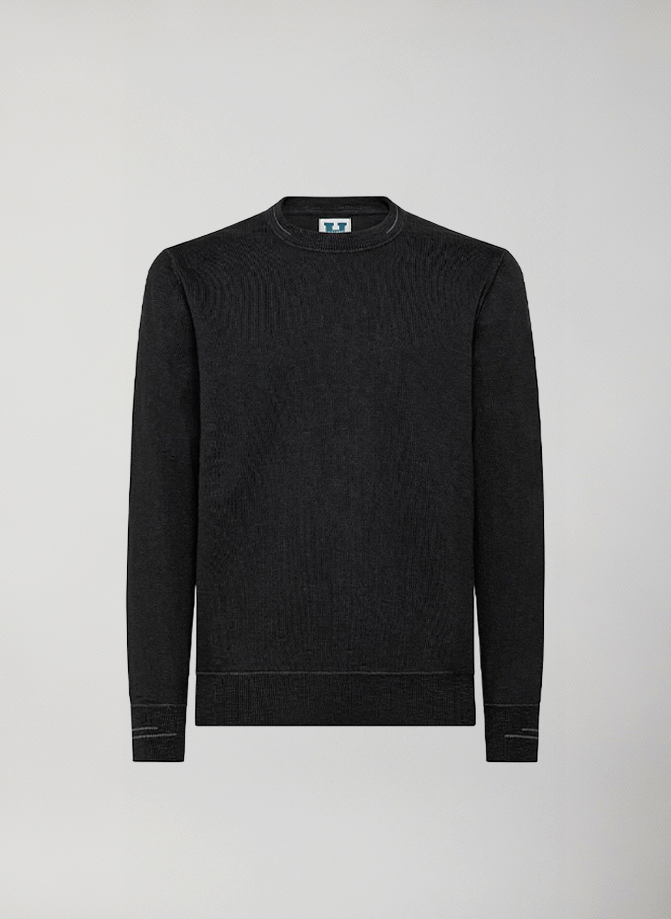 Marine Crew-Neck #Black