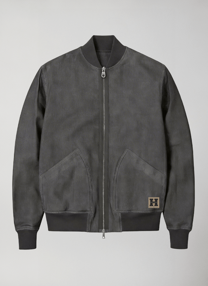 Mason Bomber #Dark Grey - Dark Grey