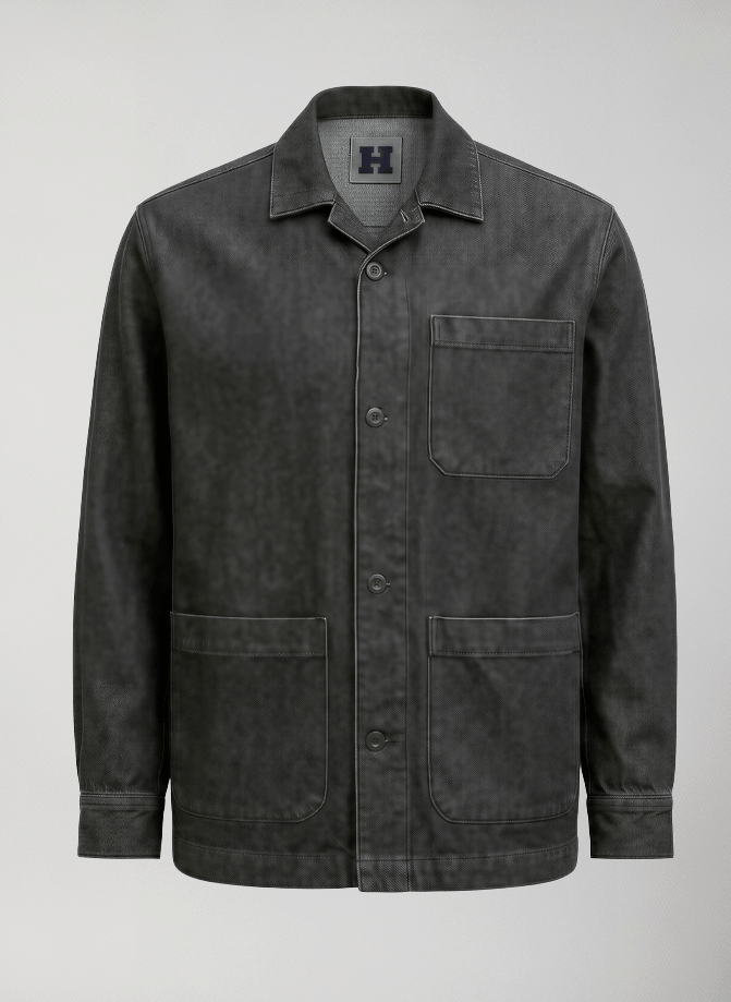 Almeria Overshirt #Black - Black