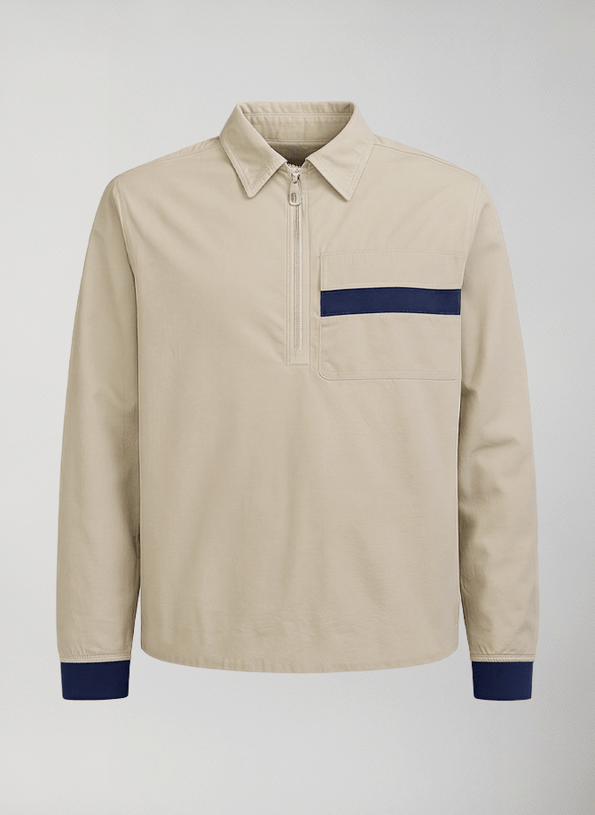 Berton Overshirt #Beige - S