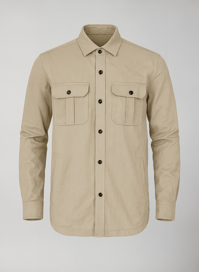 Figueres Overshirt #Beige - S