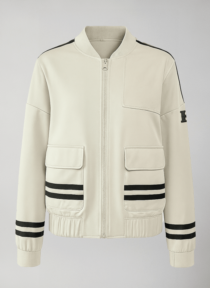 Ivissa Bomber #Beige - Beige