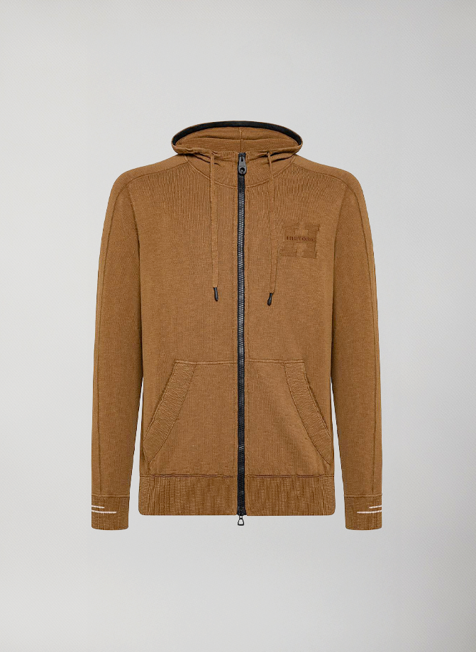 Marine Knitted Sweatshirt #Camel - Camel