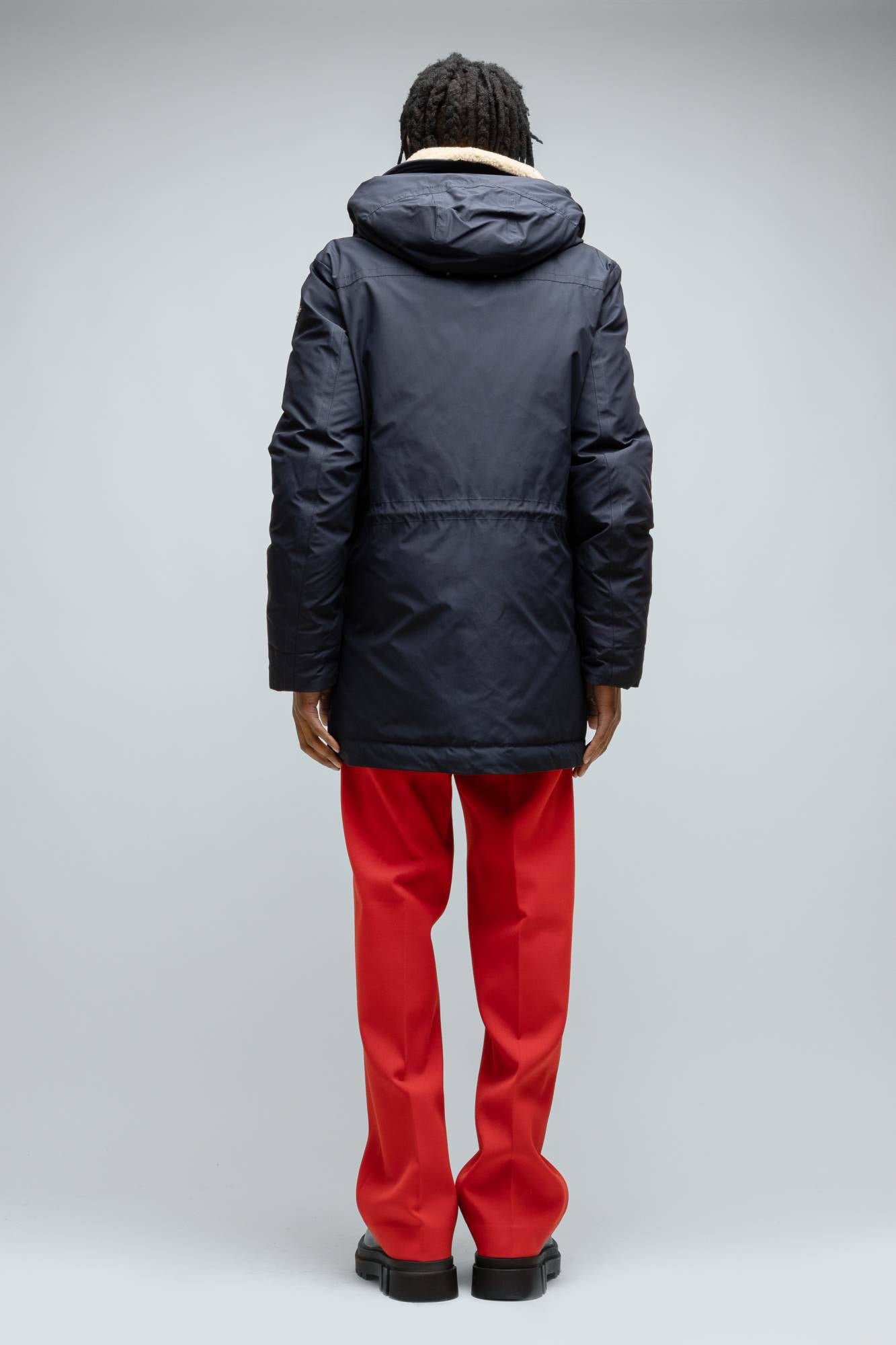 Parka Uomo in Piuma d'Anatra con Collo in Montone Atmospheric Parka 